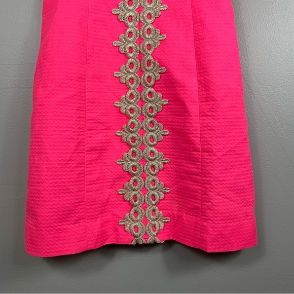 Lilly Pulitzer | Hot Pink Shift Dress | Size 0 - Picture 3 of 10